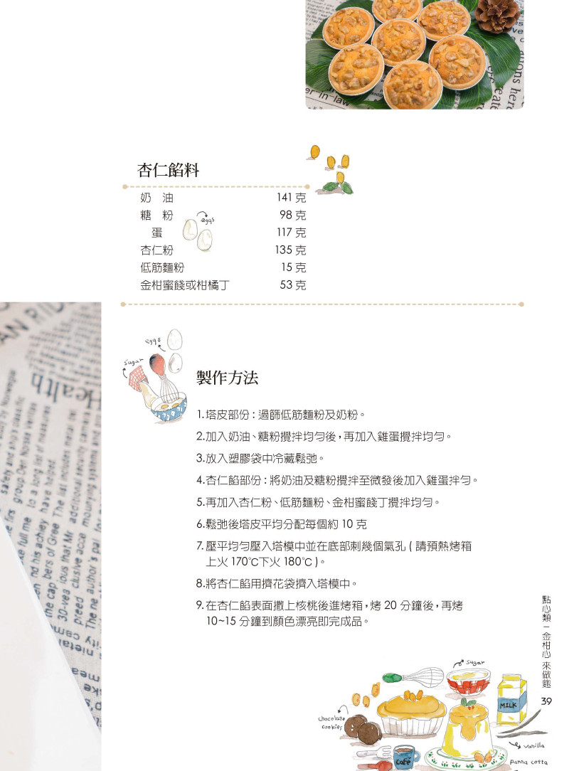 點心類-法式金柑塔-2