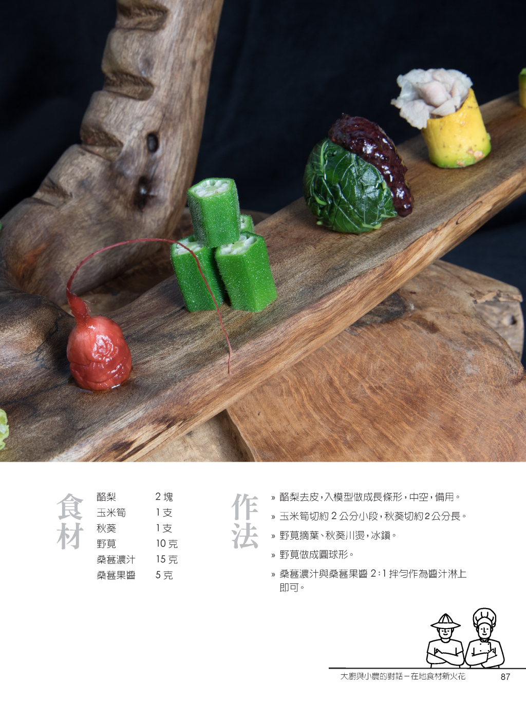 秋葵甜玉米野莧沙拉-2