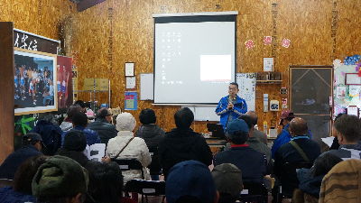 蔡宜峯副場長到場主持開訓典禮--將另開視窗看原圖