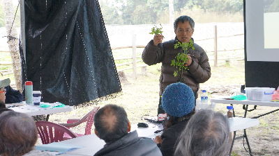 全中和副研究員介紹野菜種類及生長特性--將另開視窗看原圖