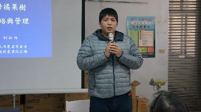 王志翔課長勉勵族人用心學習--將另開視窗看原圖