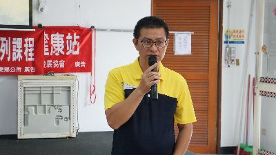 林正木助理研究員代表花蓮農改場致詞--將另開視窗看原圖