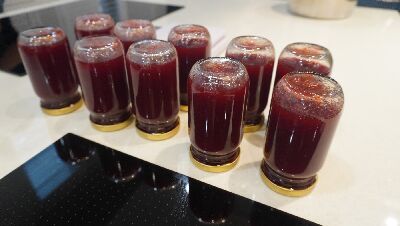 學員製作的紅龍果果醬--將另開視窗看原圖