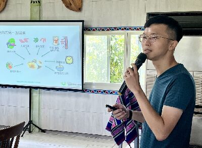 花蓮農改場農產加工研究室陳柏翰助理研究員介紹食品衛生與安全--將另開視窗看原圖