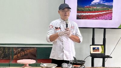 花蓮縣專業職能培訓人員職職業工會- 葉益全老師示範文旦素材烘焙應用及產品發表--將另開視窗看原圖