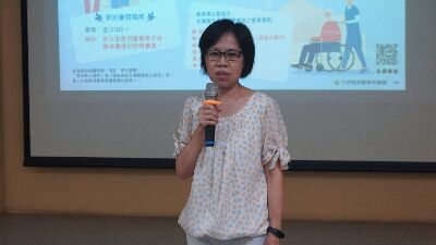 花蓮農改場陳季呈分場長開訓致詞--將另開視窗看原圖