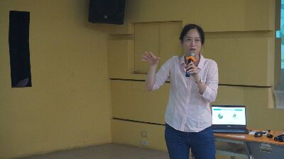 花蓮區農業改良場林立副研究員兼主任介紹稻田田埂植被營造促進害蟲調節服務--將另開視窗看原圖