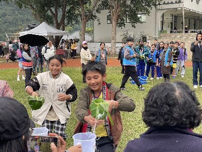 融合布農族傳統技藝的「布農水手」趣味競賽。--將另開視窗看原圖