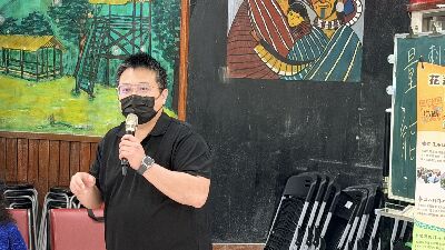 南澳鄉公所農業課許驊課長致詞--將另開視窗看原圖