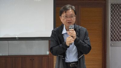 花蓮農改場楊大吉場長開訓致詞--將另開視窗看原圖