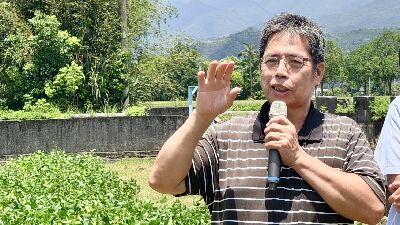 紀元農場農場主吳慶鐘分享大豆新品種｀蘭陽1號’試種心得--將另開視窗看原圖