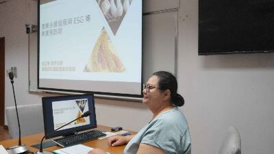 花蓮區農業改良場孫正華副研究員介紹農業永續發展與ESG專案實務說明--將另開視窗看原圖