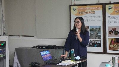 花蓮區農業改良場游之穎助理研究員介紹原生植物於農田營造與管理--將另開視窗看原圖