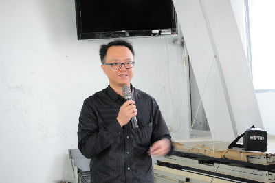 主辦單位劉課長說明本次訓練目的及課程內容--將另開視窗看原圖