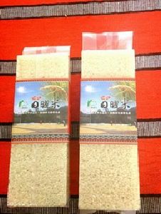 樂水部落販售之日曬米。(樂水社區發展協會提供)--將另開視窗看原圖