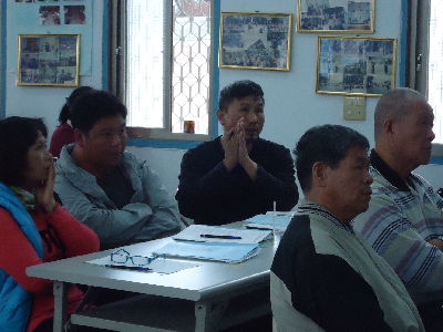 農友與講師在課堂中互動相當熱絡--將另開視窗看原圖