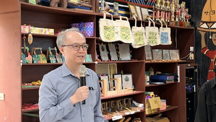 花蓮農改場劉興榮科長致詞