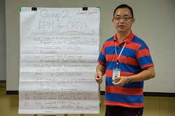 筆者參加亞蔬 - 世界中心舉辦之國際蔬菜訓練班