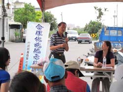 示範農友劉萬枝分享合理化施肥心得