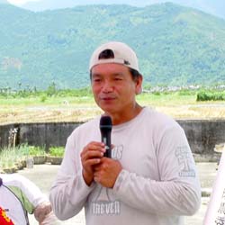 光復水稻產銷班班長萬中興