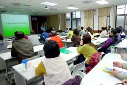 學員來自產銷班、休閒農場以及農會等，一同了解休閒農產業議題