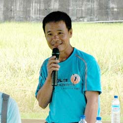 玉里鎮鍾錦海農友，為宜花唯一入選2012十大經典好米