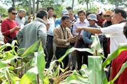 戶外實習學員把握機會提問