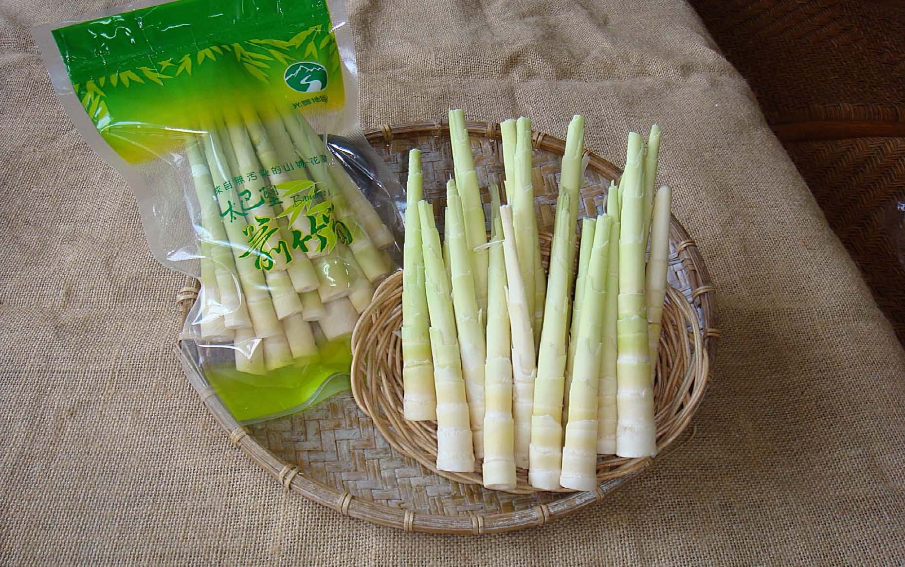 鮮嫩的箭竹筍，現在正當季