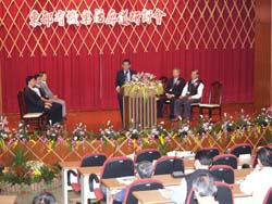 東部有機樂活廊道研討會由本場場長黃鵬主持