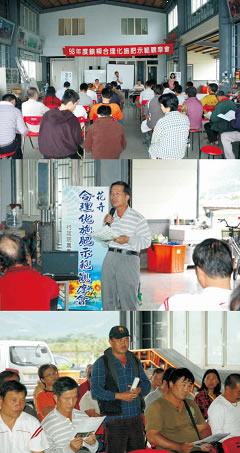 銀柳合理化施肥示範觀摩會