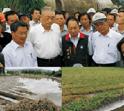 行政院吳敦義院長　視察宜蘭芭瑪颱風災情