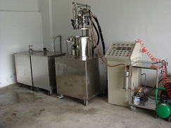 The centrifugal warm-water sterilization machine for melon seeds developed to improve the quality of organic melon seedlings.